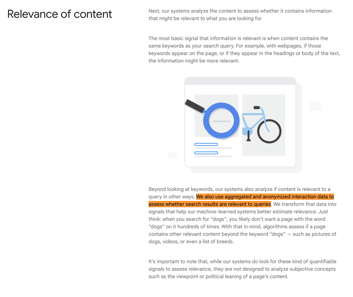 rustybrick's tweet photo. ICYMI: Google uses user interactions in Google Search but won't say how https://t.co/y5OJr4V37r https://t.co/IGNv7wJiPe
