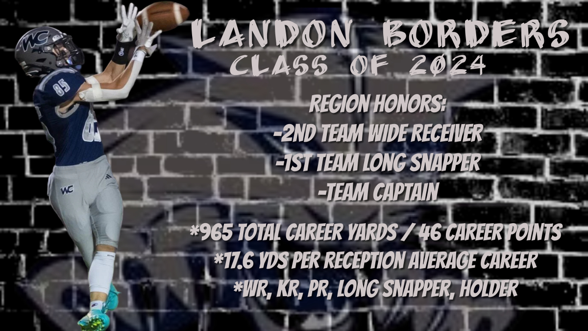 Willow Canyon Football (@willowcanyonfb) on Twitter photo Thank you Landon for your contributions over the last 4 years. Coaches this guy can do it all! <a href="/coachstangler/">Justin Stangler</a> <a href="/wccatathletics/">Willow Canyon HS Athletics</a> <a href="/LandonBorders/">LJ Borders</a> Thank you Landon for your contributions over the last 4 years. Coaches this guy can do it all! <a href="/coachstangler/">Justin Stangler</a> <a href="/wccatathletics/">Willow Canyon HS Athletics</a> <a href="/LandonBorders/">LJ Borders</a>