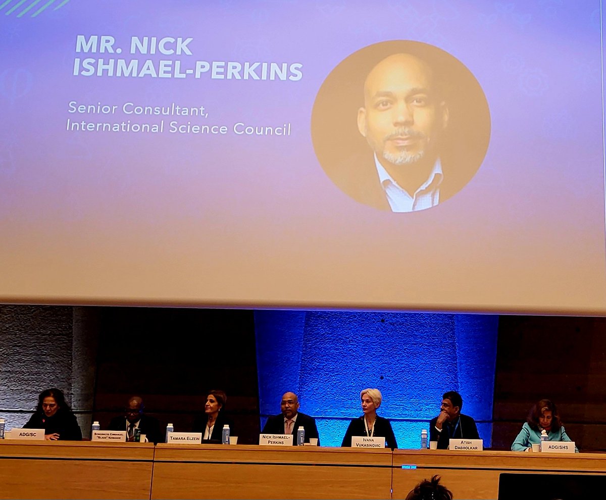 International Science Council (@isc) on Twitter photo The Contextualization Deficit: Reframing Trust in Science for Multilateral Policy, the new report from <a href="/ScienceFutures_/">Centre for Science Futures</a> is discussed at #scienceday
<a href="/UNESCO/">UNESCO 🏛️ #Education #Sciences #Culture 🇺🇳</a> by <a href="/Nick_Ishmael/">Nick Ishmael-Perkins</a> Perkins with <a href="/DrBladeNzimande/">Prof Blade Nzimande</a> <a href="/ictpnews/">ICTP</a> <a href="/gabramosp/">Gabriela Ramos</a> <a href="/SRBinUNESCO/">Serbia in UNESCO</a> <a href="/LidiaArthurBri1/">Lidia Arthur Brito</a> futures.council.science/publications/t… The Contextualization Deficit: Reframing Trust in Science for Multilateral Policy, the new report from <a href="/ScienceFutures_/">Centre for Science Futures</a> is discussed at #scienceday
<a href="/UNESCO/">UNESCO 🏛️ #Education #Sciences #Culture 🇺🇳</a> by <a href="/Nick_Ishmael/">Nick Ishmael-Perkins</a> Perkins with <a href="/DrBladeNzimande/">Prof Blade Nzimande</a> <a href="/ictpnews/">ICTP</a> <a href="/gabramosp/">Gabriela Ramos</a> <a href="/SRBinUNESCO/">Serbia in UNESCO</a> <a href="/LidiaArthurBri1/">Lidia Arthur Brito</a> futures.council.science/publications/t…