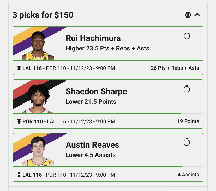 jojokeating4's tweet photo. Some of the picks we hit last night🤑🤑 we looking to continue the heater tonight!!! What’s y’all fav picks ??  #nba #underdog #NFL https://t.co/PuiAzxlHwj