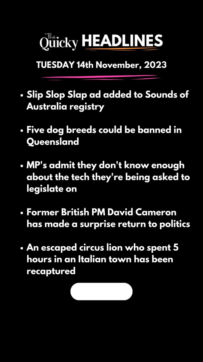 Morning News Update Tuesday November 14th 2023
mamamia.com.au/podcasts/the-q…