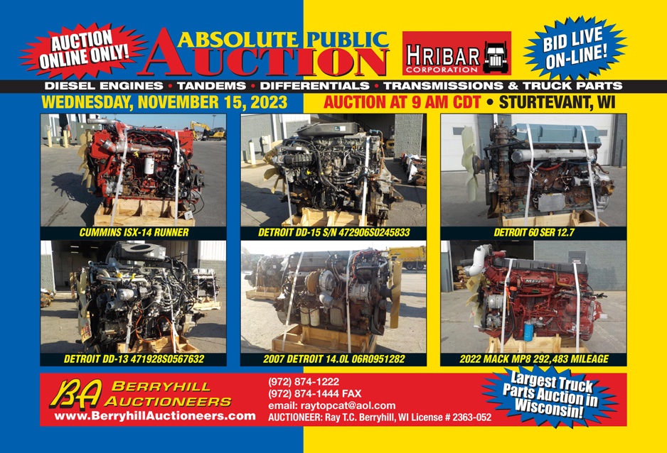 RayTopCat's tweet image. BerryhillAuctioneers.com Total Liquidation of Diesel Engines  #auctionupdate #TruckDriver #trucking #trucker #trucks #auction