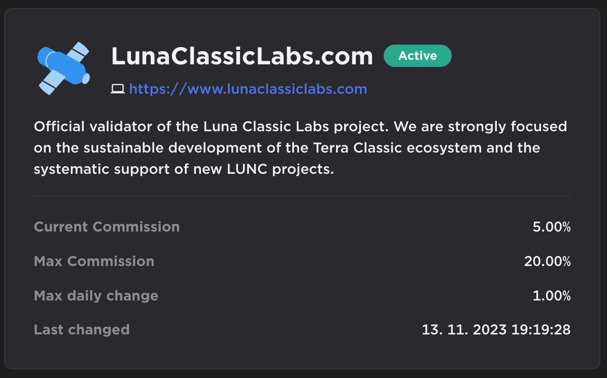 🌕 LunaClassicNode.com - LUNC Validator tweet media
