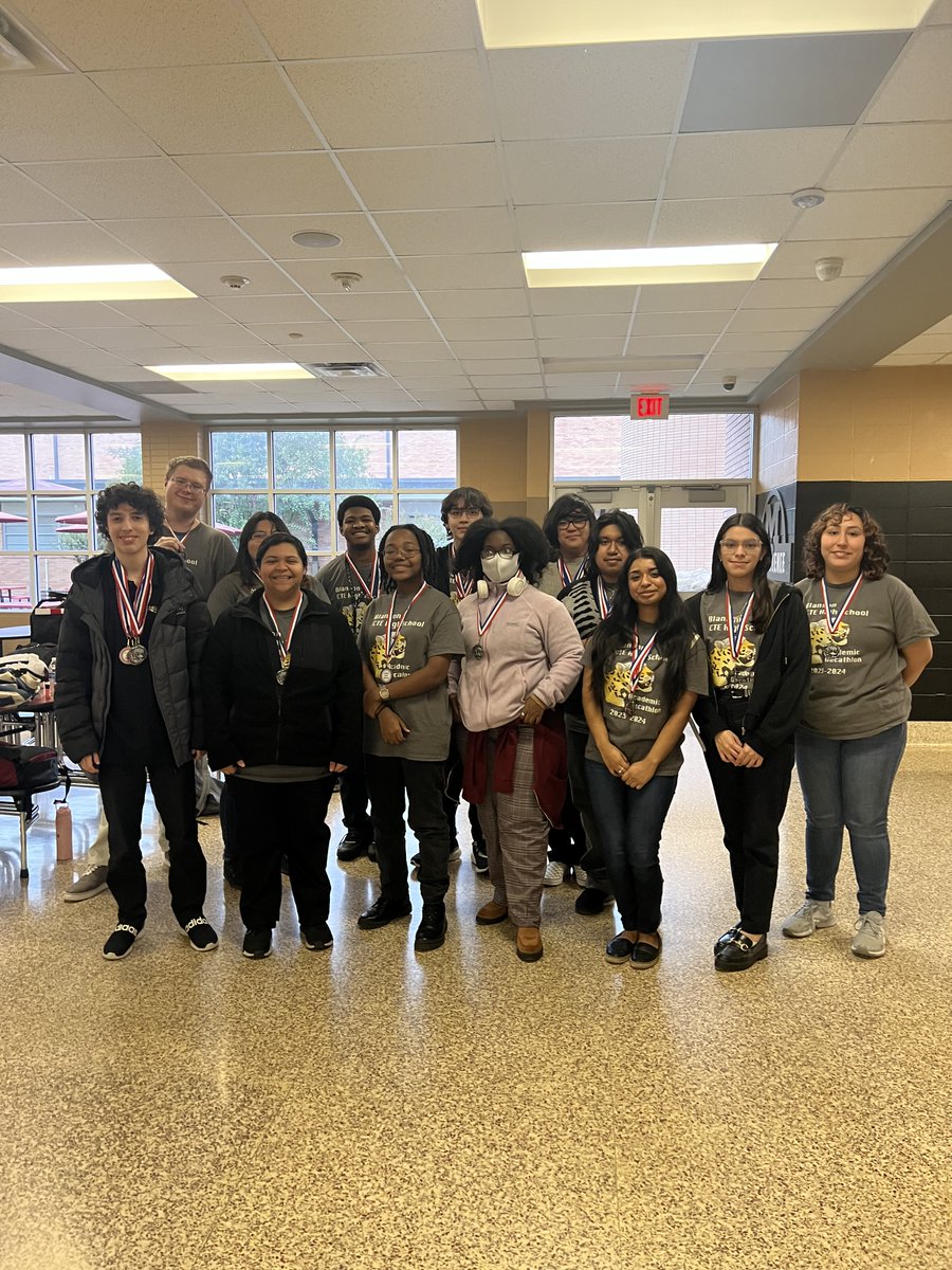 Blanson CTE HS (@blansonctehs) on Twitter photo 🎉C O N G R A T U L A T I O N S, Blanson Academic Decathlon Team.🥈Place in District!
#OwnIt #BlansonBold #BlansonGold #BlansonProud #MyAldine <a href="/AldineISD/">Aldine ISD</a> <a href="/AldineCTE/">Aldine CTE</a> <a href="/BenIbarraCTE/">Ben Ibarra</a> <a href="/DrCrystalWatson/">Crystal Watson, Ed.D. Proud Grambling State Alumni</a> <a href="/BlansonCTE_LMC/">Blanson CTE LMC-Aldine</a> <a href="/jmvandonsel/">Josh Van Donsel</a> 🎉C O N G R A T U L A T I O N S, Blanson Academic Decathlon Team.🥈Place in District!
#OwnIt #BlansonBold #BlansonGold #BlansonProud #MyAldine <a href="/AldineISD/">Aldine ISD</a> <a href="/AldineCTE/">Aldine CTE</a> <a href="/BenIbarraCTE/">Ben Ibarra</a> <a href="/DrCrystalWatson/">Crystal Watson, Ed.D. Proud Grambling State Alumni</a> <a href="/BlansonCTE_LMC/">Blanson CTE LMC-Aldine</a> <a href="/jmvandonsel/">Josh Van Donsel</a>