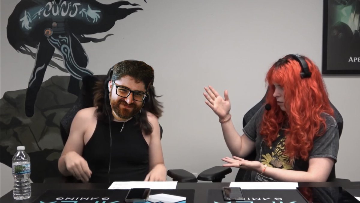 NileJoanRivers's tweet photo. Actual footage of @raff_sputin and I in the booth for the first ever @CubeChampions tournament TONIGHT at 7pm EST https://t.co/MhShsuI8fH