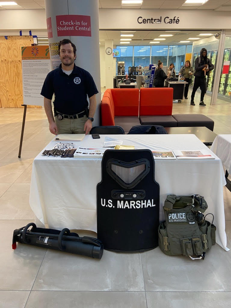 The <a href="/USMS_Boston/">U.S. Marshals Service Boston</a> participated in the Annual <a href="/BHCCBoston/">BHCC Boston</a> Law Enforcement Day along w/ <a href="/BHCCPD/">BHCC Police Department</a>, <a href="/CambridgePolice/">Cambridge Police Department</a>, <a href="/MassStatePolice/">Massachusetts State Police</a>, <a href="/CityofChelseaPD/">Chelsea Police</a>, <a href="/FBIBoston/">FBI Boston</a>, &amp; <a href="/MBTATransitPD/">MBTA Transit Police</a>. Officers, Troopers, Agents and Deputy Marshals had a great time interacting with w/our future leaders!