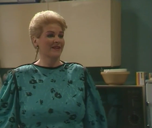 EarringsofPat's tweet photo. Episode 341: 12 May 1988. Earrings meets Ricky and Diane for the first time! First appearance of Sid Owen and Sophie Lawrence. #134 #EarringsofPat #Eastenders https://t.co/SQTgsPQATD