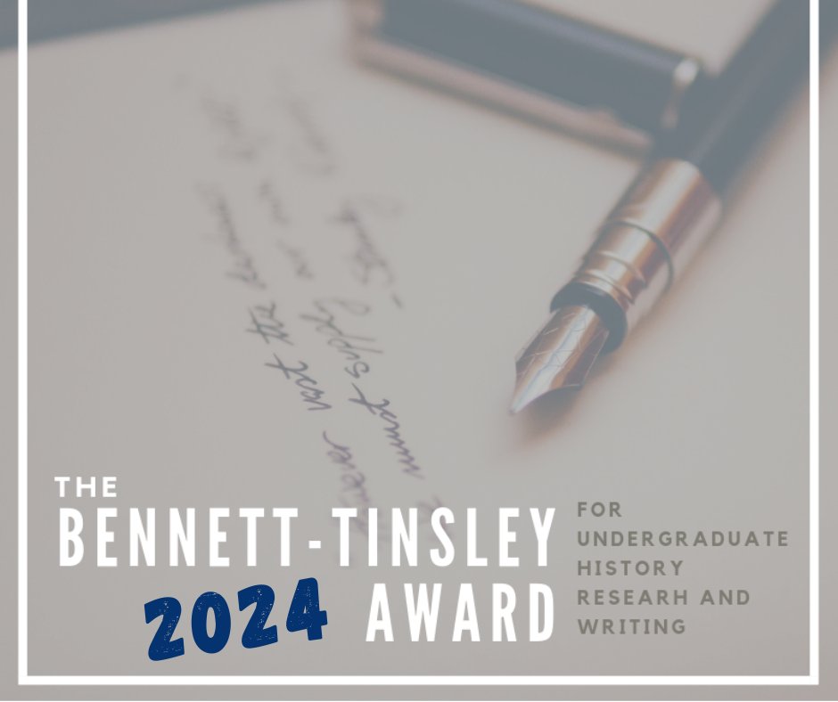 What we’re thankful for? The return of the Bennett-Tinsley Undergrad Award. This award has generated new midwestern history scholarship, including analysis of Jim Jones’s work for the Indianapolis Human Rights Commission. Learn how to submit your paper: in.gov/history/bennet…