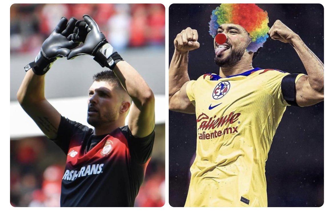 Goles en el Apertura 2023:

Tiago Volpi = 4
Henry Muertín = 3

“El mejor delantero mexicano” no pudo superar a un portero.  🦅🦅🦅