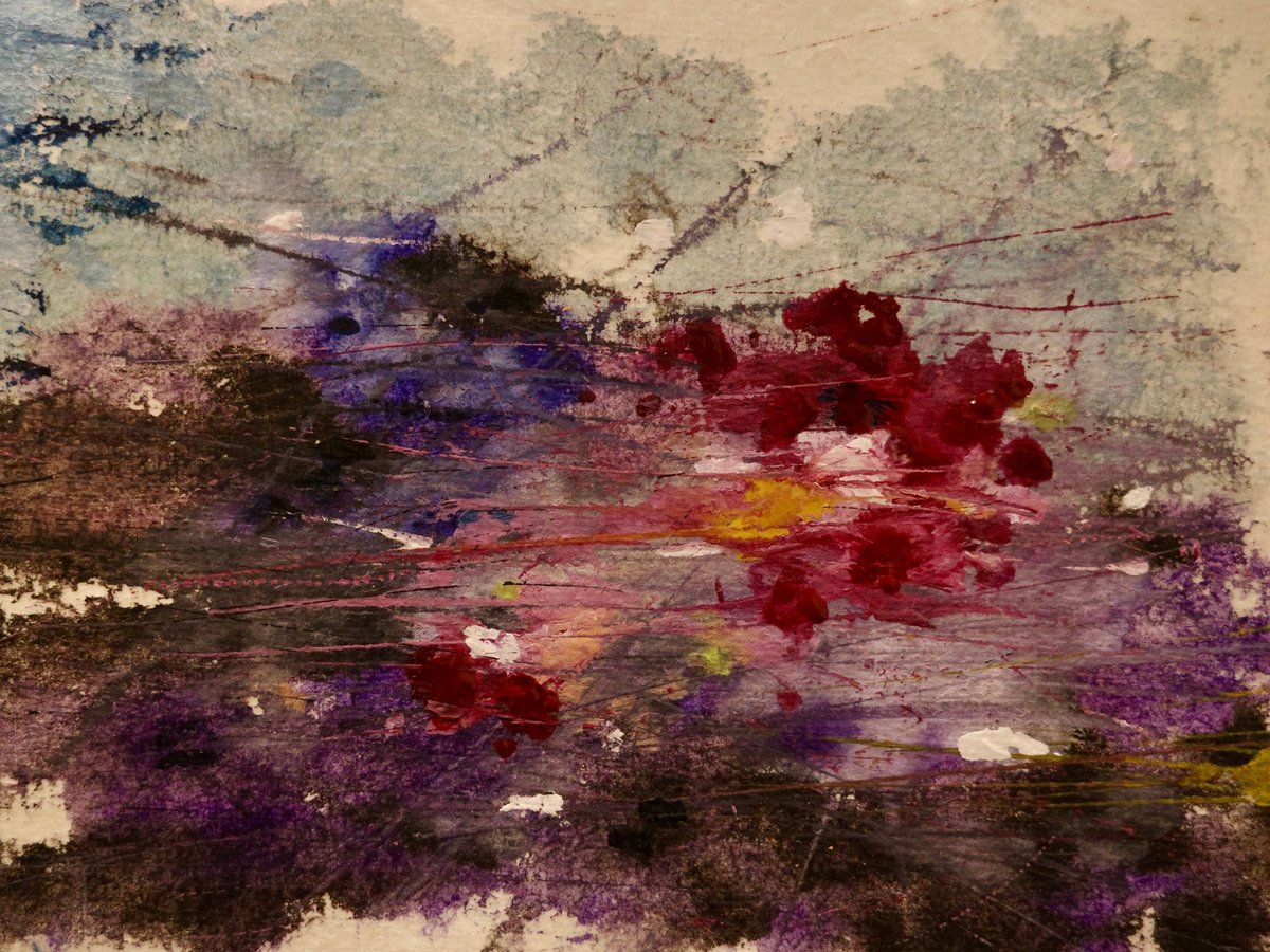 Introducing my new watercolor painting, "Affliction"  🌹

A beautiful dream that is marred can persist against all odds.

Struggle and steadfast hope like a dance through time.

0.013 $ETH 
Timed edition through Nov. 30th
app.manifold.xyz/c/rosejade-13-…