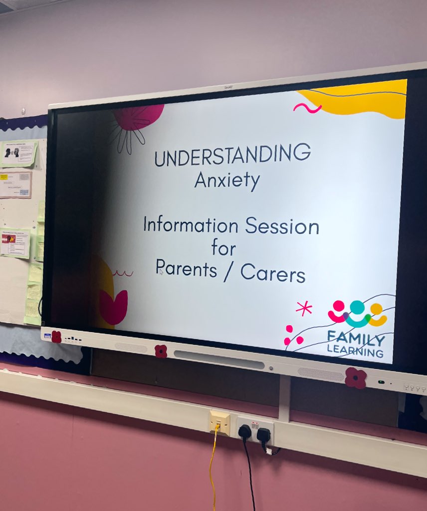 Many thanks to Emma and Chris from Family Learning for their input tonight at Oldmachar. An insightful information session covering the cognitive behavioural model of anxiety, with practical strategies and techniques to manage anxiety.