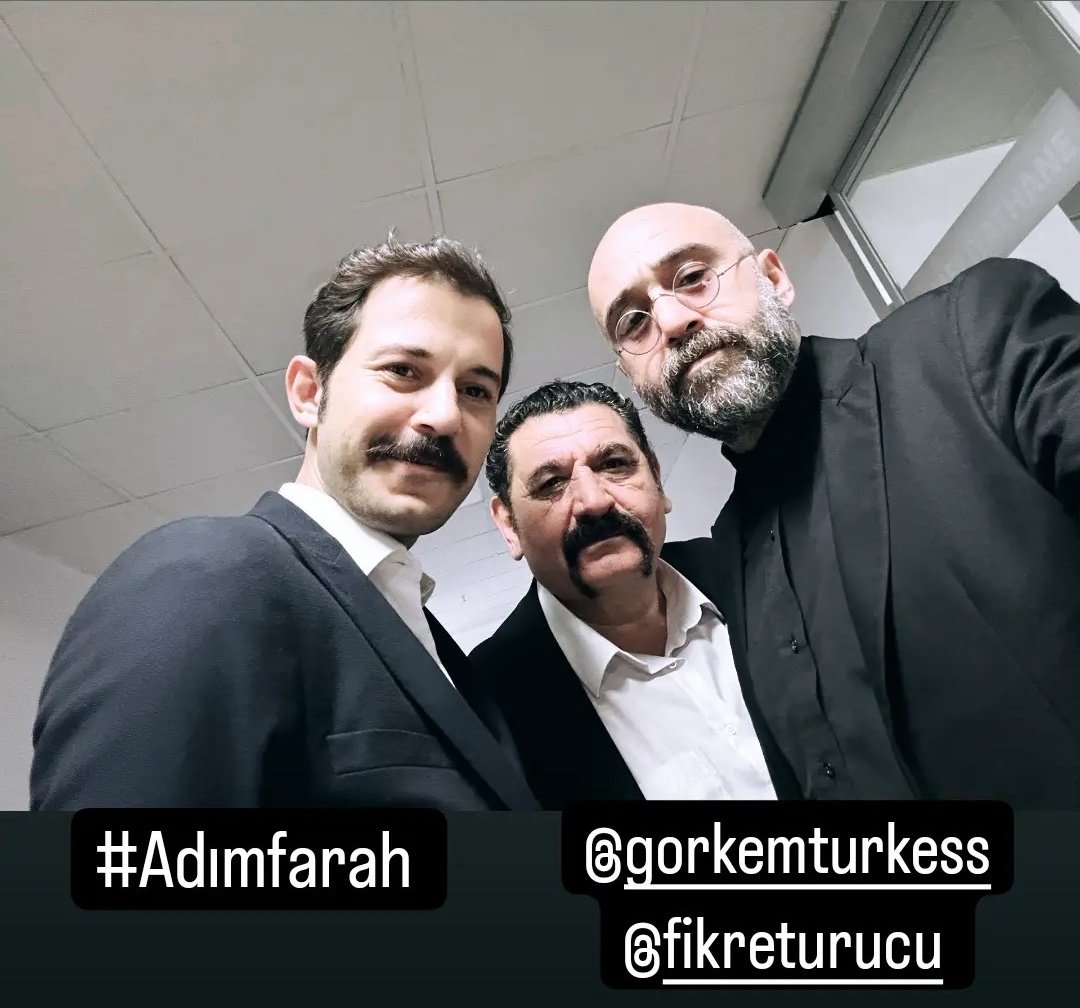 adimfarahpr's tweet photo. #SinanAslan via Instagram story junto a #FikretUrucu y #GörkemTürkeş en el set de #AdımFarah. 💥 https://t.co/uitQKSwmes
