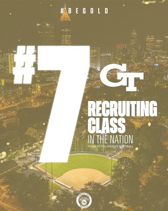 The top signing class in the ACC is 𝓞𝓯𝓯𝓲𝓬𝓲𝓪𝓵😤 📰 buzz.gt/SBTop10Class #StingEm x #BeGold