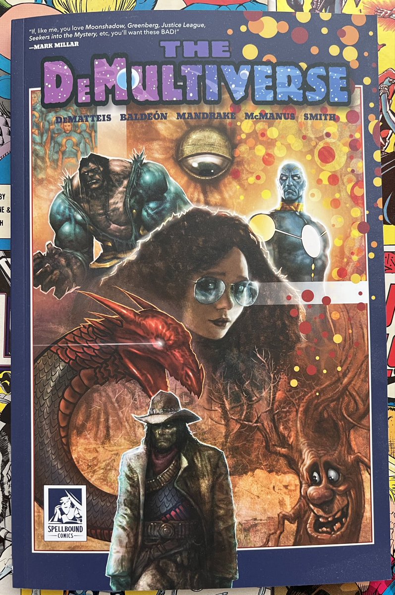 It’s “MAHALO MONDAY: THE MULTIVERSE EDITION!” Mahalo (Thank you in Hawaiian) @JMDeMatteis for making comics. If you are looking for a Christmas present for a comic book fan, please checkout “The DeMultiverse Collection” trade from @spellboundcomic. spellboundcomics.com
