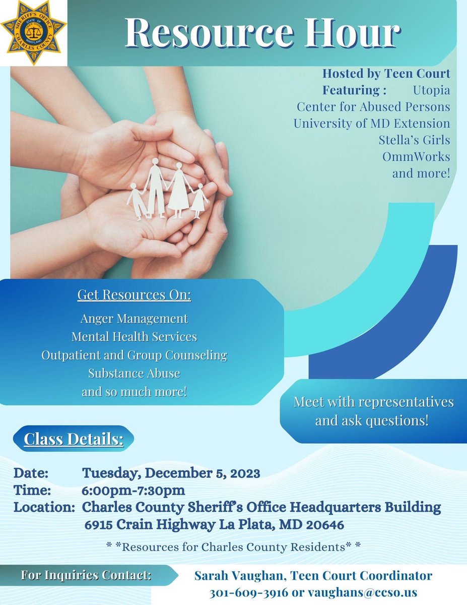 A great community resource event, December 5, 2023!