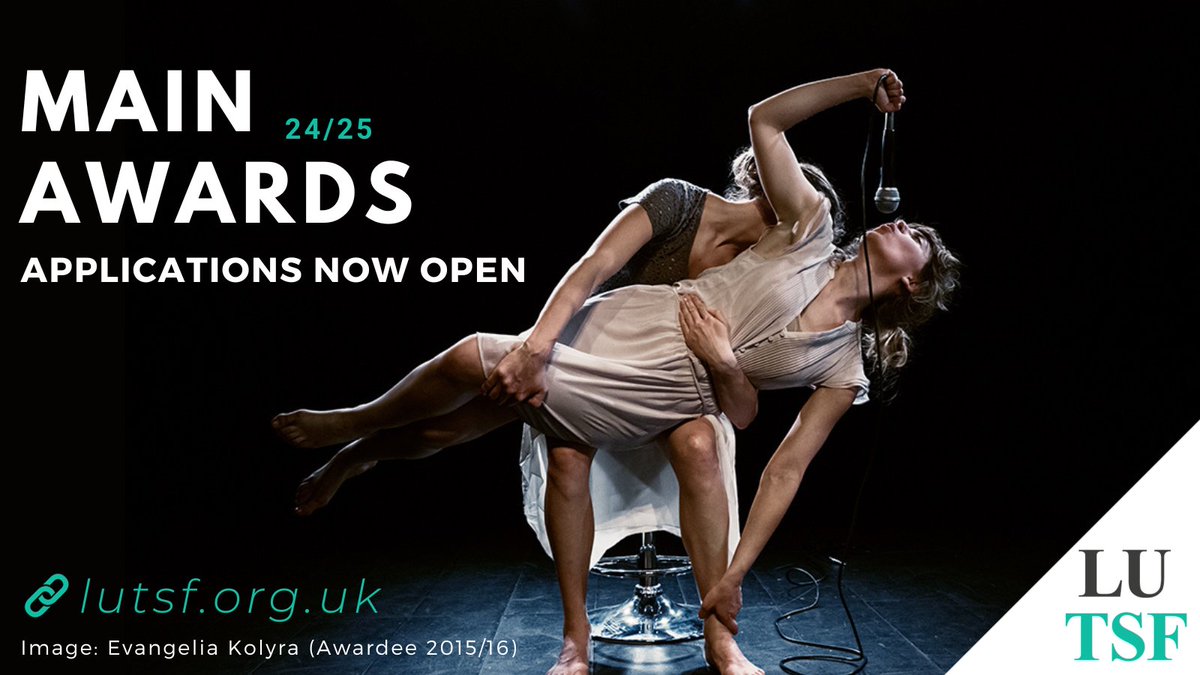 Applications are now open for our 24/25 Main Awards!🔔

LUTSF supports individuals working in movement and dance who wish to travel in order to enrich their professional practice.

All info &amp; how to apply: lutsf.org.uk