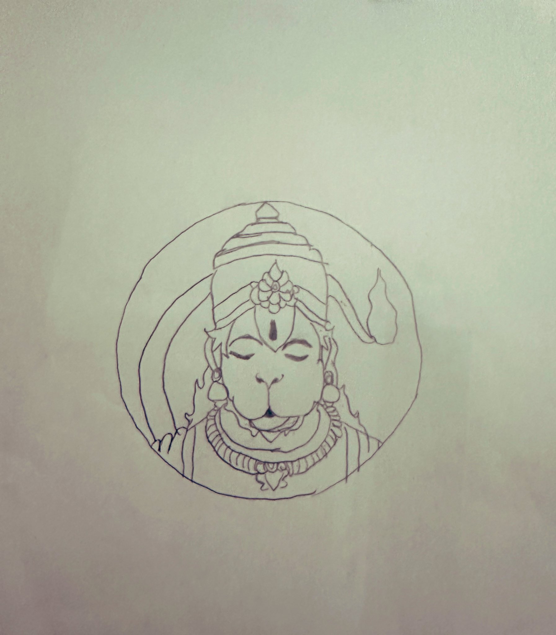 How To Draw Lord Hanuman Full Body Detail Step By Step Tutorial For  Beginners @AjArts03 - YouTube