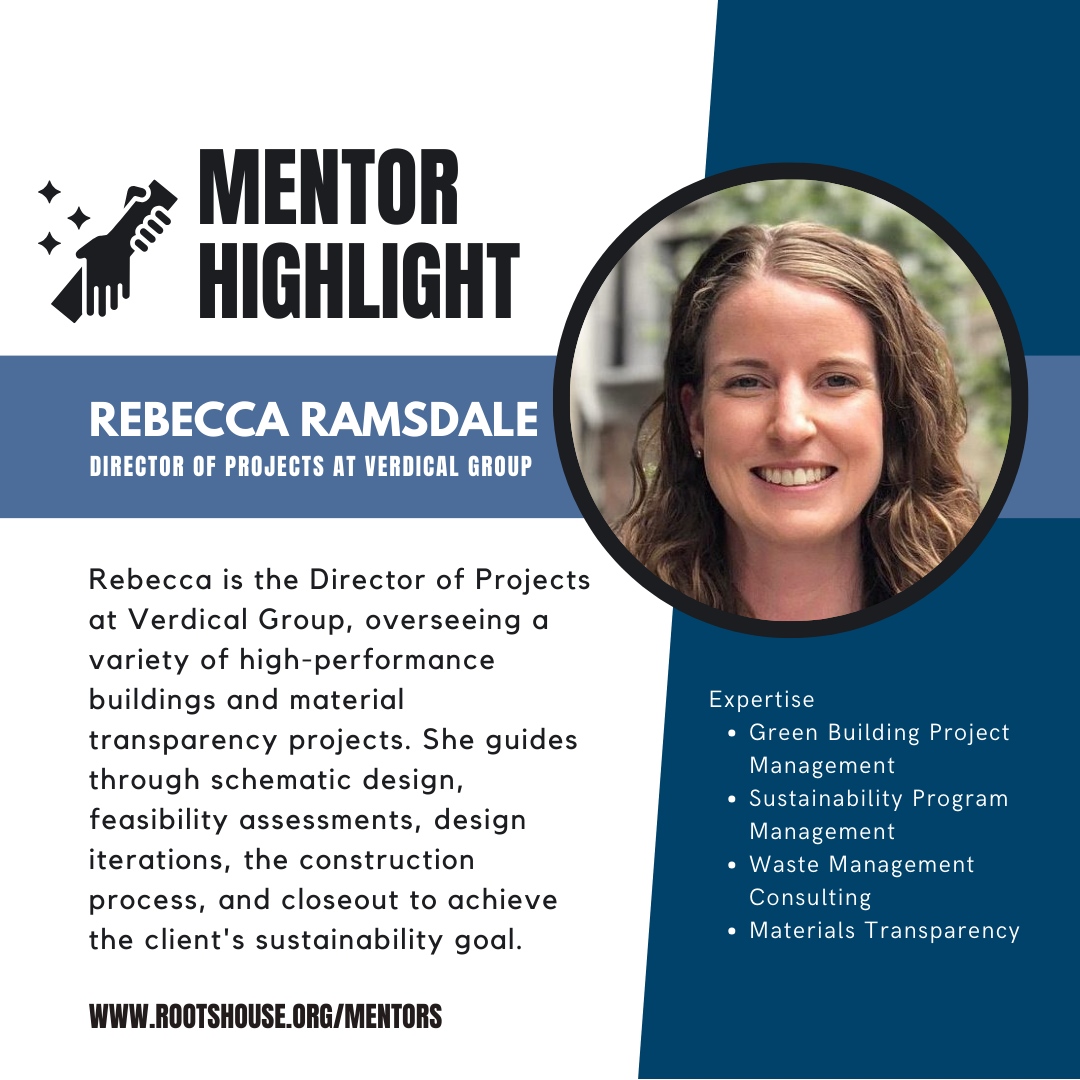 cpprootshouse's tweet image. 🤝 Mentor Highlight: Rebecca Ramsdale !!⁠
⁠We are extremely thankful and grateful for all the mentorship our team has received over the course of our project.

#mentor #sustainability #greenbuilding #materials ⁠
#sustainabledesign #architectureanddesign #designbuild
