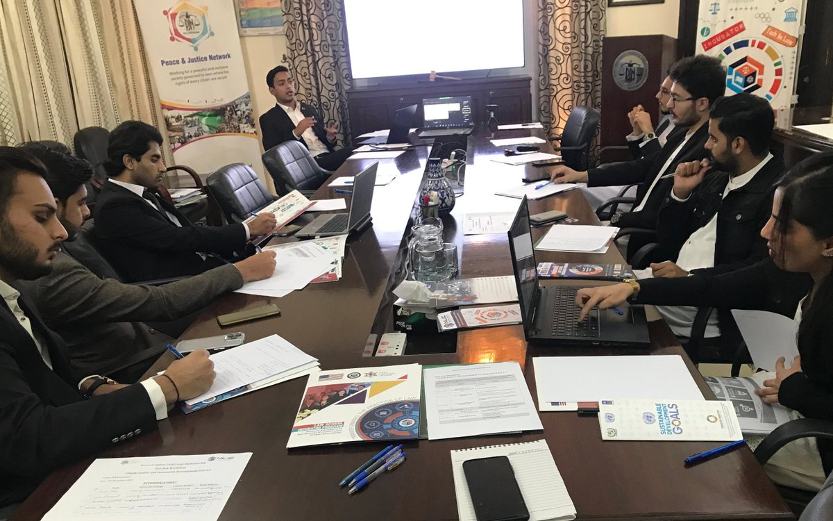 Our first batch of #ClimateJustice Defenders!

National Legal Incubation Center (<a href="/NLICPakistan/">National Legal Incubation Center</a>) organised one day training of #LawStudents on "𝐂𝐥𝐢𝐦𝐚𝐭𝐞 𝐉𝐮𝐬𝐭𝐢𝐜𝐞 𝐚𝐧𝐝 𝐒𝐮𝐬𝐭𝐚𝐢𝐧𝐚𝐛𝐥𝐞 𝐃𝐞𝐯𝐞𝐥𝐨𝐩𝐦𝐞𝐧𝐭 𝐆𝐨𝐚𝐥𝐬" at Peace &amp; Justice Network (<a href="/PJNPakistan/">Peace & Justice Network (پیس اینڈ جسٹس نیٹ ورک)</a>)