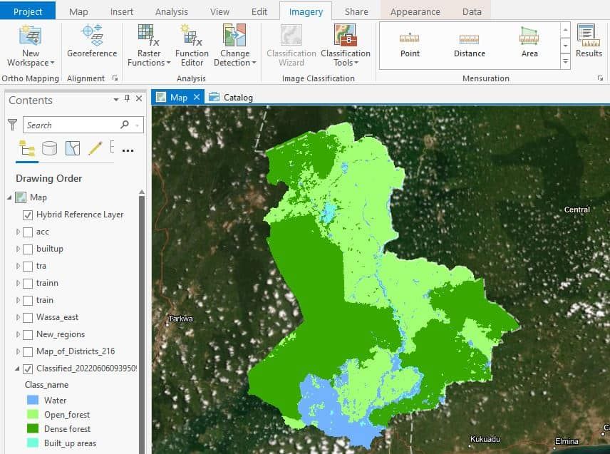 Geographyrealm's tweet image. This tutorial is a step-by-step approach for performing supervised classification on Landsat 8 imagery using Remote Sensing and GIS methodologies. #supervisedclassification #accuracyassessment #ArcGISPro #landsat8
buff.ly/3NK3mnq