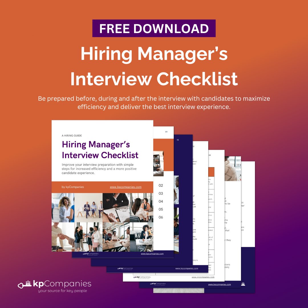 Hiring Managers-- Have you ever turned to search engines for answers on
'how to interview'? 🤔Our FREE Hiring Manager's Interview Checklist helps you be prepared for interviews... Download it now &amp; take the first step towards better interviews. 🚀 

hubs.ly/Q028HCc50