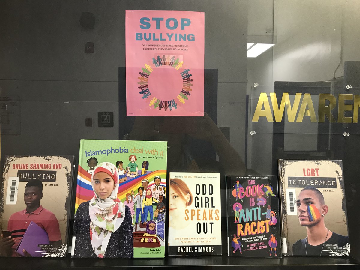 November 13-17 is Bullying Awareness and Prevention Week. Here's some of what we're reading in the library at Fisher Park Summit Alternative School.
<a href="/OCDSB/">OCDSB</a> 
<a href="/OCDSBLibrairies/">Libraries in the OCDSB</a>