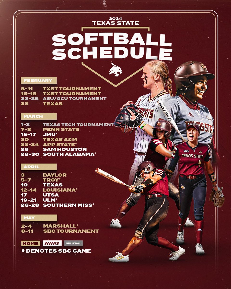 𝟐𝟎𝟐𝟒 𝐁𝐨𝐛𝐜𝐚𝐭 𝐒𝐨𝐟𝐭𝐛𝐚𝐥𝐥 𝐒𝐜𝐡𝐞𝐝𝐮𝐥𝐞 #EatEmUp