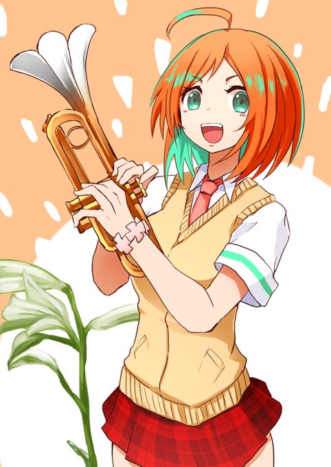 @musuhi_flower 
名前:悠葉 真唯(ゆうば まい)
魂華:ウバユリ
昇華:トランペット
繚乱高校1年生で保健委員の少女。
脅威的な肺活量の持ち主でとにかく声がデカい。
医者の両親の元で育ったので医療知識は意外と豊富。
#ムスヒの花園
声がでかい子ですよろしくお願いします🎺 