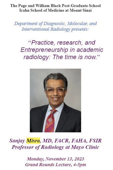 Mount Sinai IR (@mountsinaiir) on Twitter photo Honored to host <a href="/MisraMD/">Sanjay Misra MD, FSIR, FAHA, FACR</a> at <a href="/MountSinaiDMIR/">Mount Sinai Diag, Molecular, and Interv Radiology</a> Grand Rounds today! We are excited to learn from your experience! <a href="/MayoRadiology/">Mayo Clinic Radiology</a> <a href="/MountSinaiDR/">Mount Sinai Radiology Residency</a> Honored to host <a href="/MisraMD/">Sanjay Misra MD, FSIR, FAHA, FACR</a> at <a href="/MountSinaiDMIR/">Mount Sinai Diag, Molecular, and Interv Radiology</a> Grand Rounds today! We are excited to learn from your experience! <a href="/MayoRadiology/">Mayo Clinic Radiology</a> <a href="/MountSinaiDR/">Mount Sinai Radiology Residency</a>