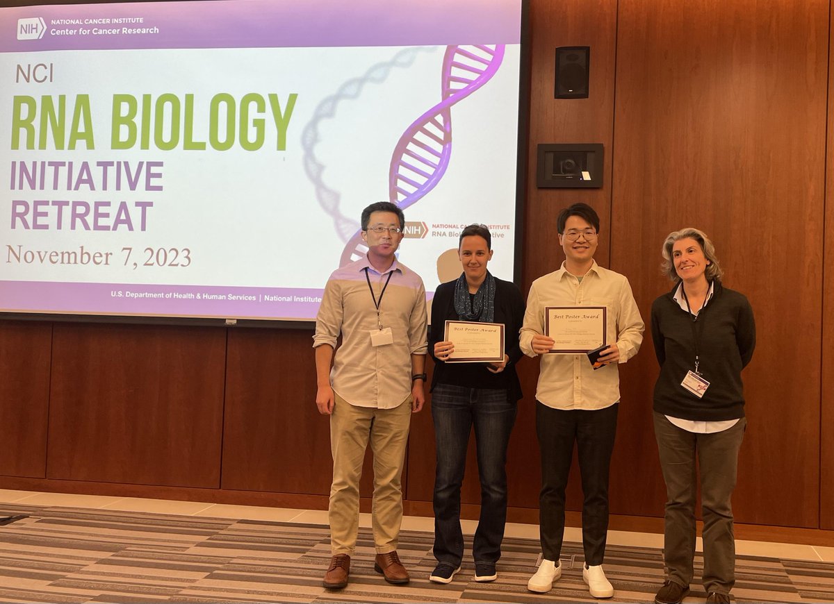 Congratulations to our poster winners @Fitzsimmons Xing Luo and Yannis Grammatikakis!