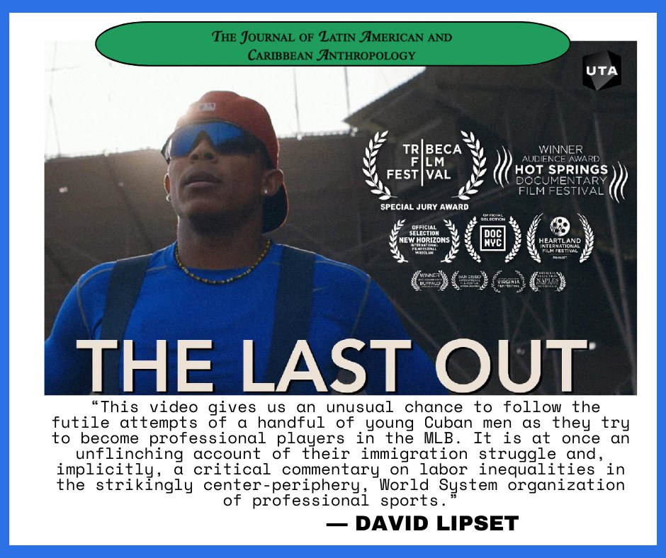 📽️ NEW MEDIA REVIEW 📽️ David Lipset on 'The Last Out' by @samikhanfilm & Michael Gassert. Here ⬇️ doi.org/10.1111/jlca.1…
