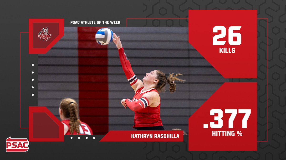 Congrats to Kathryn Raschilla on earning <a href="/PSACsports/">PSAC Sports</a> West Athlete of the Week honors!
📰 bit.ly/3spgV6z