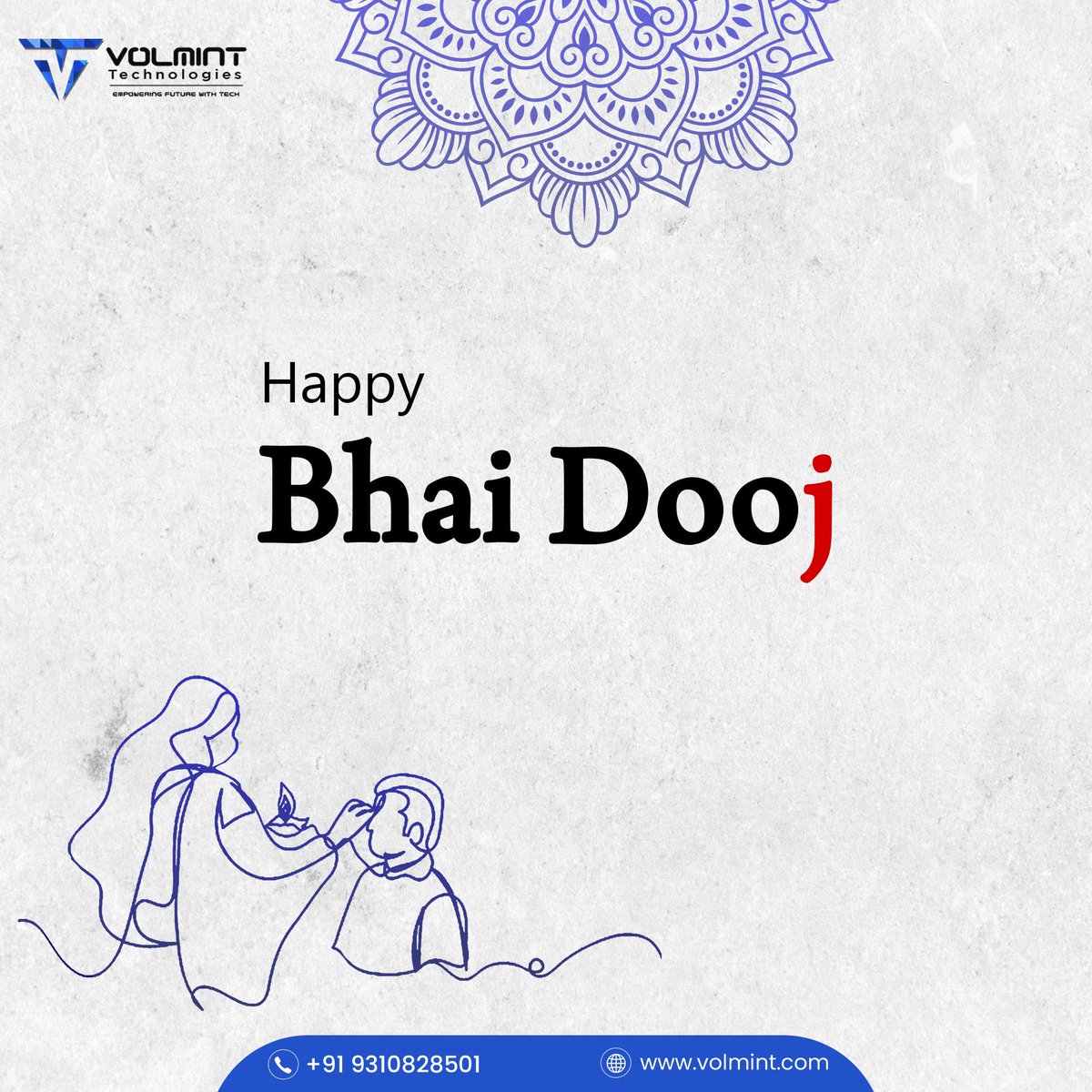 TechVolmint's tweet image. Tech bonding stronger than ever! Celebrating Bhai Dooj with my favorite coding companion. 💻👫 
.
.
.
#TechSiblings #BhaiDoojLove
#volminttechnologies