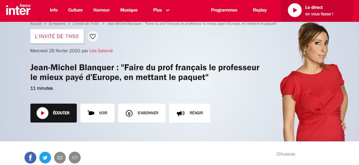 Alors que les profs français doivent théoriquement être parmi les #profs les mieux payés d'Europe depuis 2020. 🤬 @GabrielAttal @GAttalActu @StanGuerini @jmblanquer (a menti) @LeoWalter04 @PaulVannierFI #ZoneInterdite @ophmeunier
