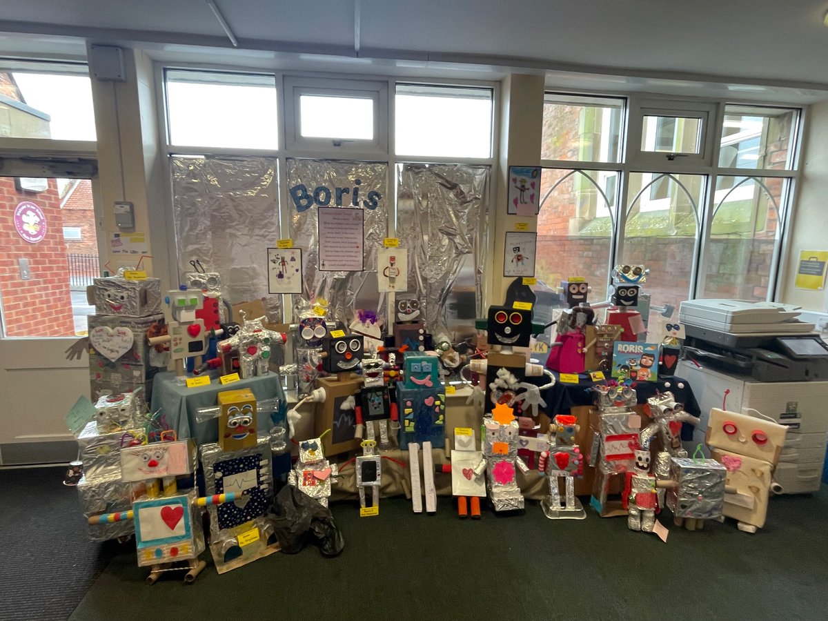 Shout out to Driffield Infant School. 
Wow, aren’t these creations from their pupils amazing?! 🤖