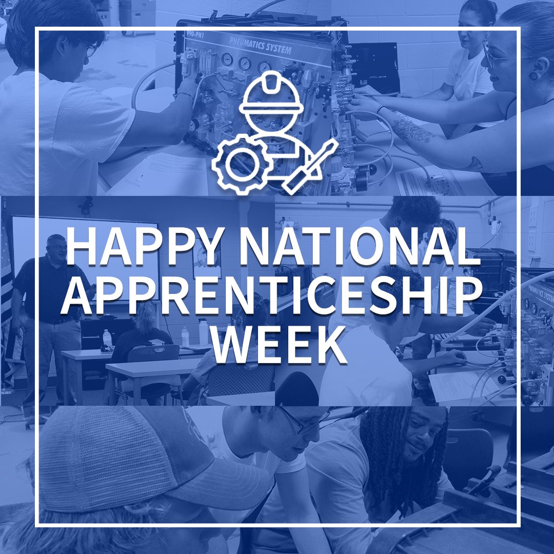 Happy National Apprenticeship Week from the GCEDC!

Thank you to our programs and stakeholders such as <a href="/GLOWWYH/">GLOW With Your Hands</a>, GV BOCES Mechatronics, the Genesee Valley Pre Apprenticeship Program, and others who have set up our youth for sustained success.