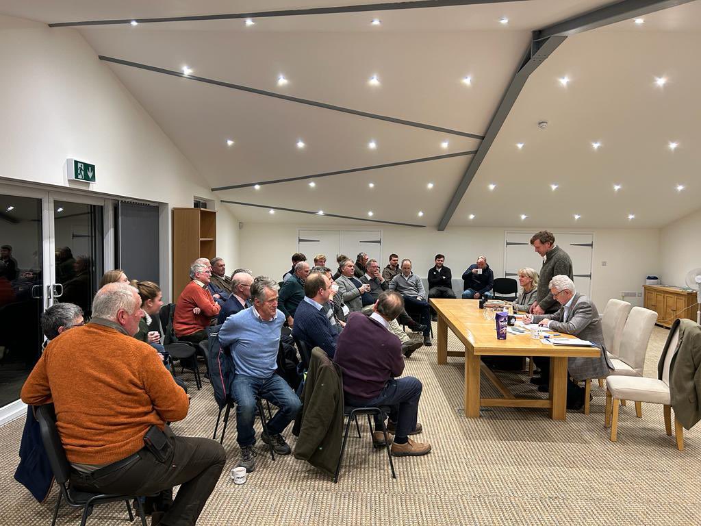 NFU President Minette Batters was warmly welcomed by her home branch, South Wilts &amp; Mere during their AOM at Bright Seeds.

Congratulations to David Canty new Branch Chair and Barney Hitchings new Branch Vice. Thank you to Peter Shallcross outgoing Branch Chair for all his work