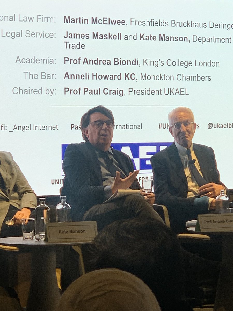 European Law is intellectually interesting as it varies and allows the Academia to challenge what exists and improve on laws to facilitate a productive environment. 

~ Prof. Andrea Biondi, Kings College London 

#UKAELEvents #UKAEL #EU #London