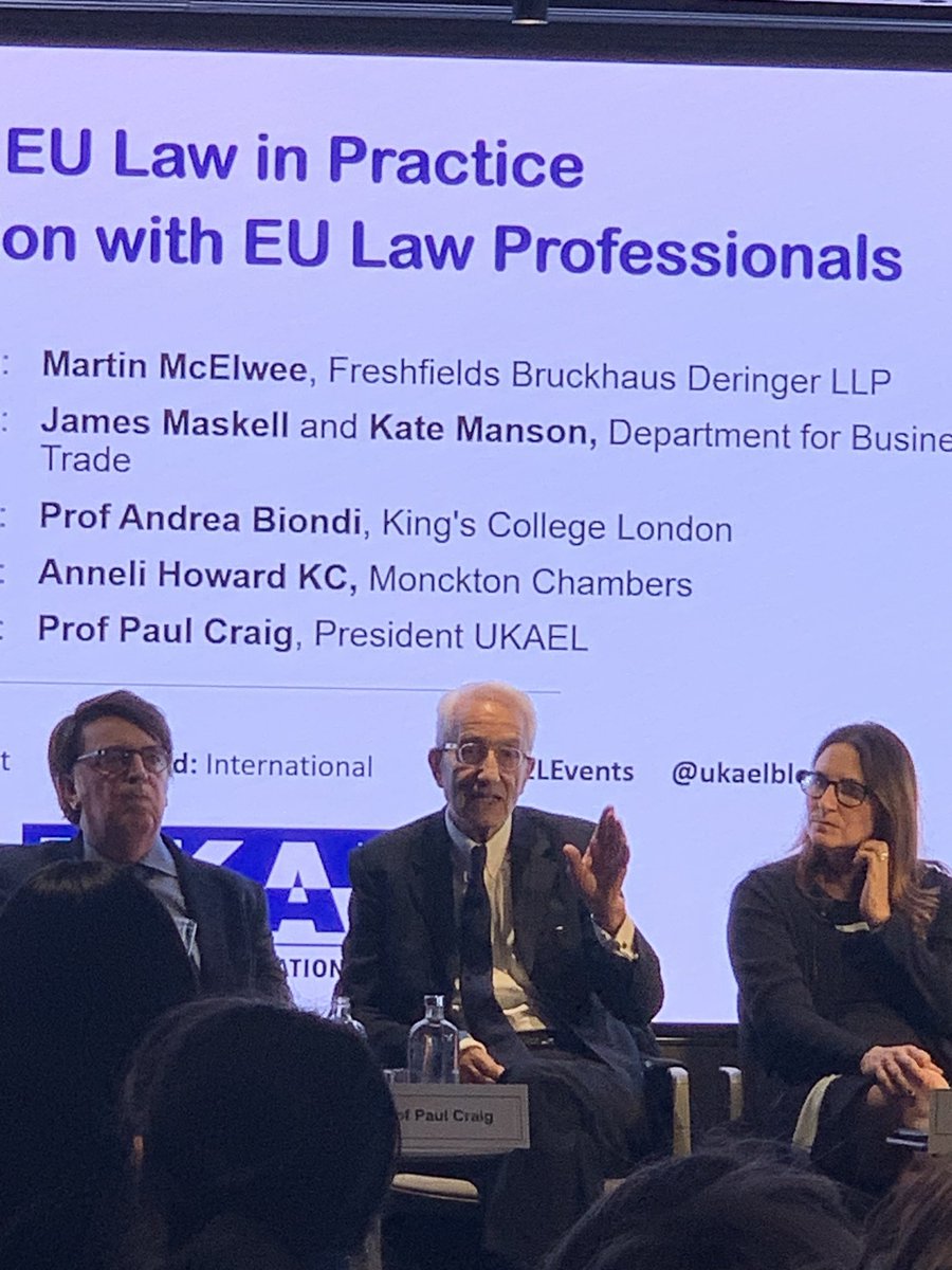 ‘Even if you are practicing in a tiny, tiny village firm and you don’t know anything about EU law, you are putting yourself at a disproportionate disadvantage’.