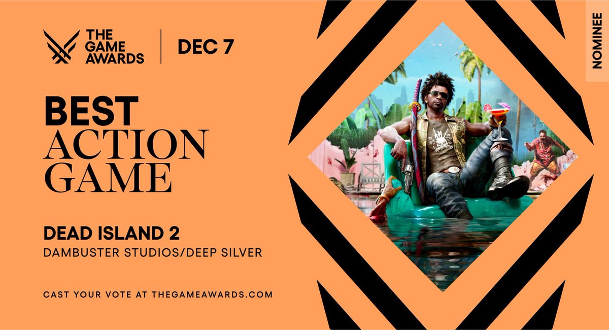 zombienerd45's tweet image. @deepsilver Dead Island 2 Is Straight Up The Best, The Most Beautiful Zombie Bashing Gore Fest That Deserves This Award.

Voting Is Now Live - thegameawards.com

#DeepSliver #DeadIsland2 #VideoGameAwards