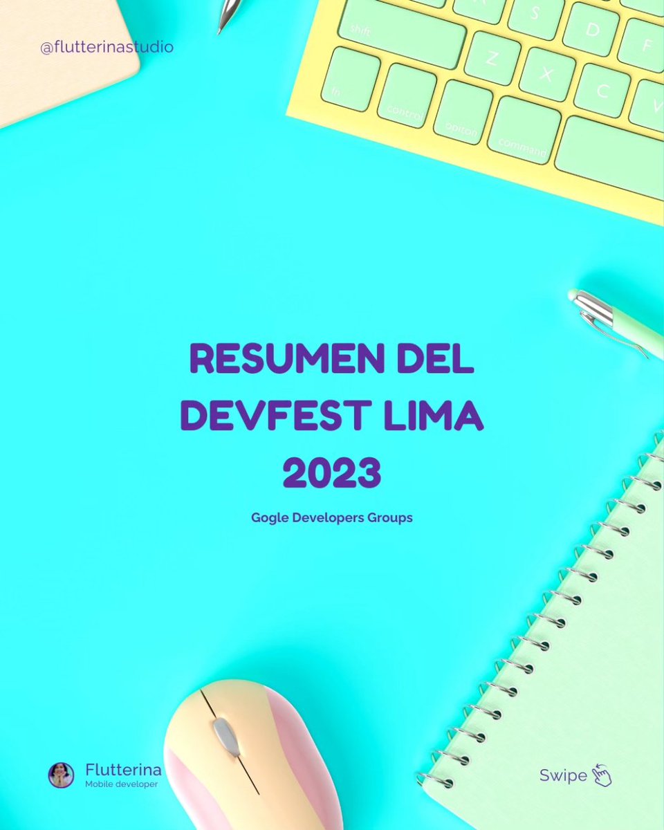 SamaritanoAyala's tweet photo. Resumen del @DevFestLima 2023 💻📱
Aprendí algunos nuevos temas y tips que lo dejo en la descripción de este enlace:
https://t.co/ki5VtKXvRt

Gracias 🩷🩵 https://t.co/8ZJ7uXuAuY