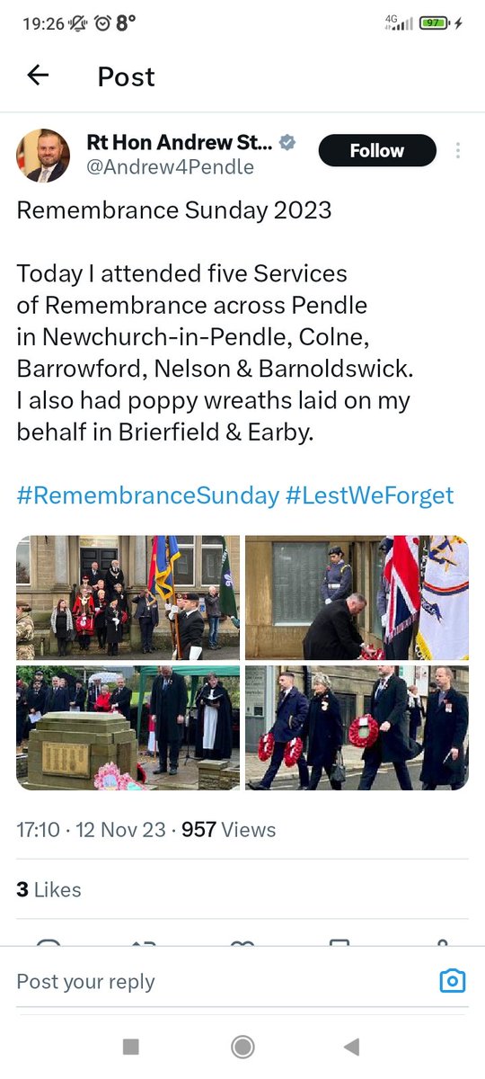 Phil H (@philh2004) on Twitter photo <a href="/giantpoppywatch/">Poppy® Watch</a> maximum #respect to this Tory MP who thinks it's a competition to attend as many services as possible and have his picture taken at every one <a href="/giantpoppywatch/">Poppy® Watch</a> maximum #respect to this Tory MP who thinks it's a competition to attend as many services as possible and have his picture taken at every one