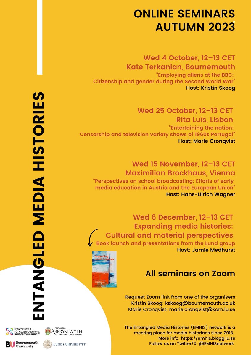 Hans-Ulrich Wagner (@h_u_wagner) on Twitter photo School broadcasting and early media education in Austria and Europe: @EMHISnetwork and <a href="/BredowInstitut/">Leibniz-Institut für Medienforschung</a> invite you to Maximilian Brockhaus' lunch talk on Wednesday 15 Nov, 12 CET. Request Zoom link from one of the organisers <a href="/atommarie/">Marie Cronqvist</a> <a href="/h_u_wagner/">Hans-Ulrich Wagner</a> via email #mediahistory School broadcasting and early media education in Austria and Europe: @EMHISnetwork and <a href="/BredowInstitut/">Leibniz-Institut für Medienforschung</a> invite you to Maximilian Brockhaus' lunch talk on Wednesday 15 Nov, 12 CET. Request Zoom link from one of the organisers <a href="/atommarie/">Marie Cronqvist</a> <a href="/h_u_wagner/">Hans-Ulrich Wagner</a> via email #mediahistory