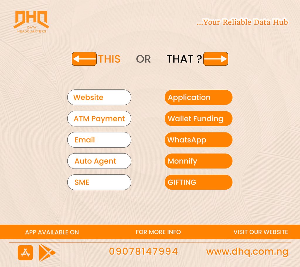 Which is your most preferred 🤔 ? 
#dhq #seanlessfunding #MTN #SMEdata