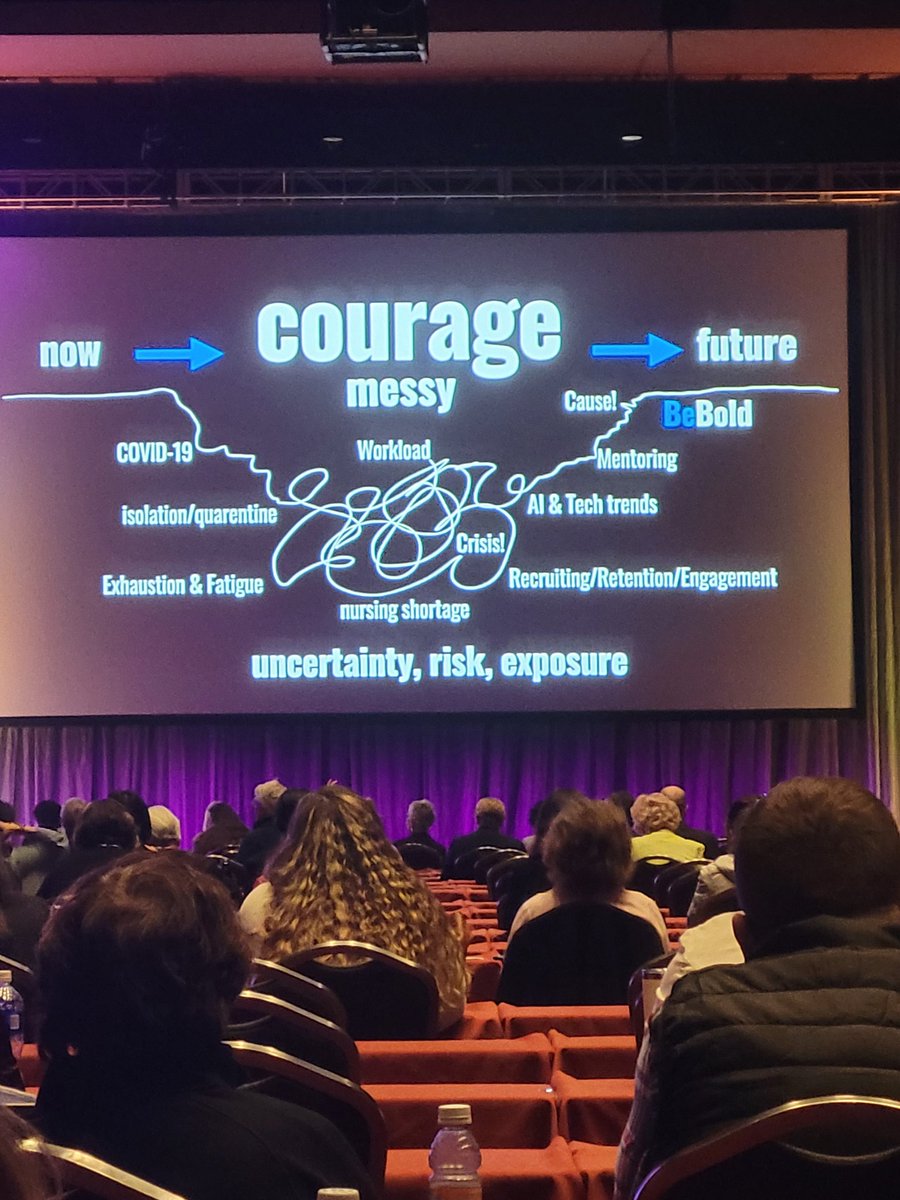 Very motivating session encouraging nurses to be courageous and grow to overcome the challenges we encounter every day! 💗🩺 #SigmaConv23