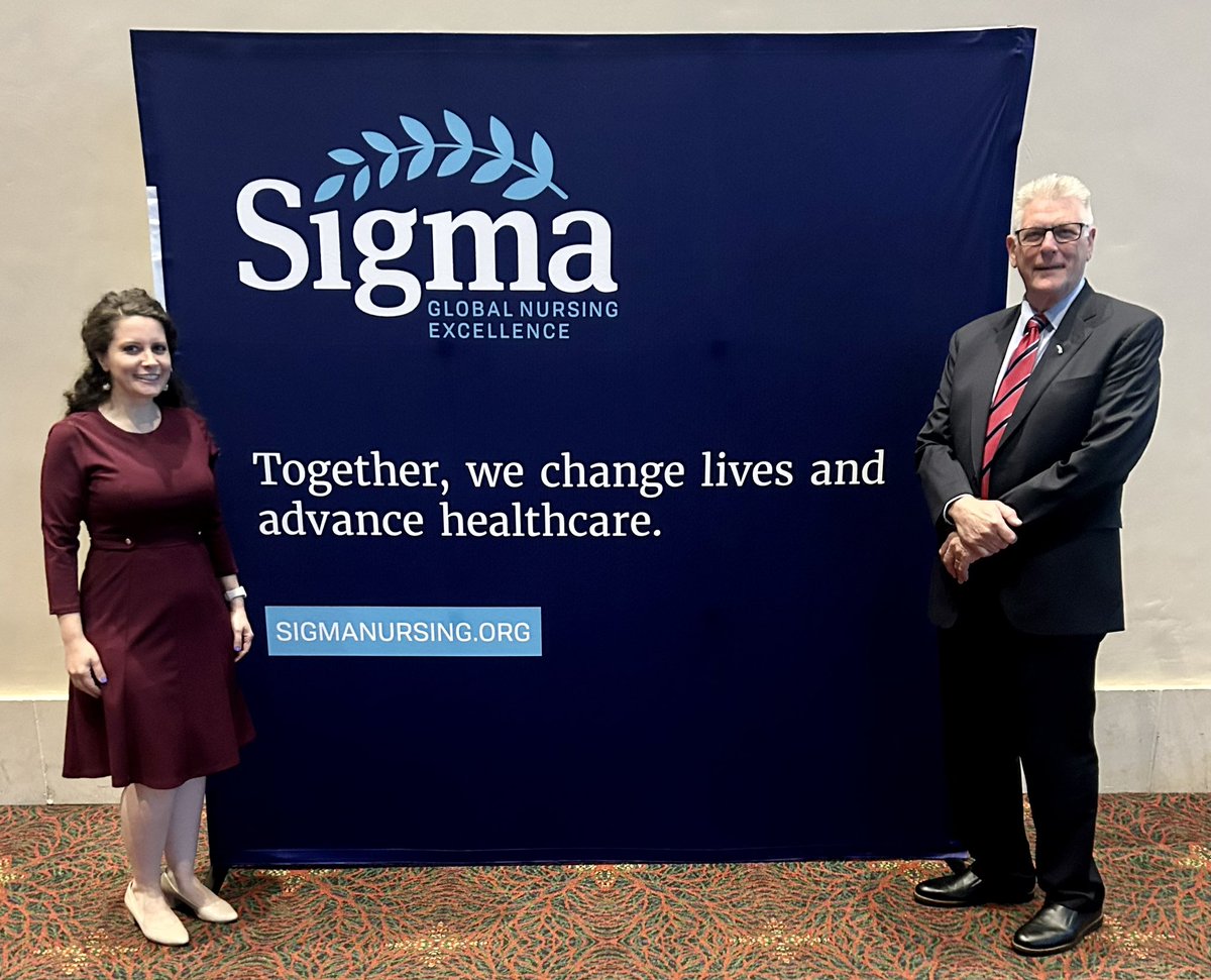 What an honor to receive the Daniel J. Pesut Spirit of Renewal Award @SigmaNursing #SigmaConv23! The award exemplifies purposeful reflection in practice, mindful understanding of human interrelationships, and display an appreciative, futuristic vision for the practice of nursing.