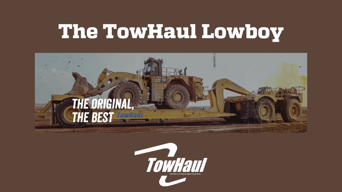 #TowHaul's low-profile modular lowboy allows you to maximize the flexibility of your fleet. It can haul most tracked equipment on any operation. It has a modular design for easy shipment and assembly &amp; a single, haul truck-style axle and wide-loading platform.
