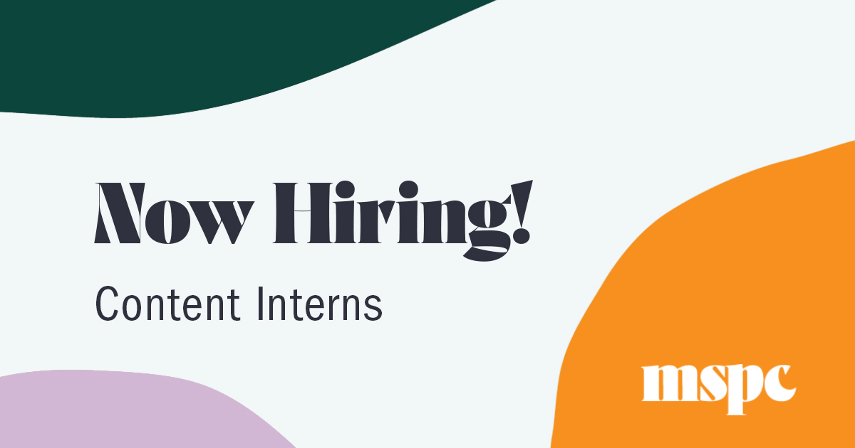 We're hiring content interns! Apply today: mspcagency.com/careers/