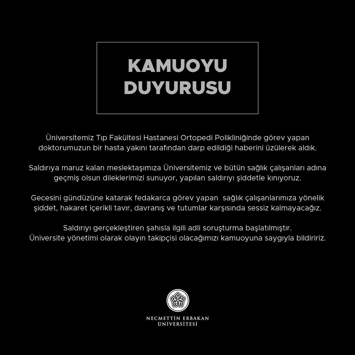 Necmettin Erbakan Üniversitesi tweet media