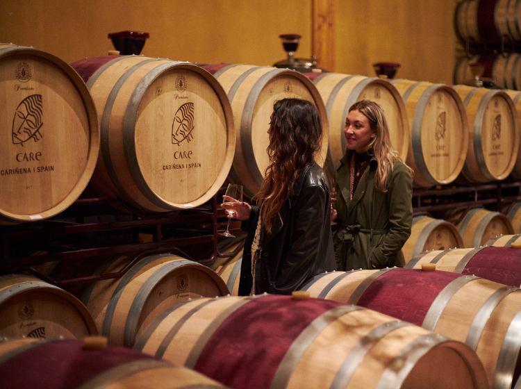 Pasear por nuestra sala de barricas es una oportunidad excelente para dejarse llevar por los embriagadores y deliciosos aromas a madera y a vino. 🍷🤎

#bodegascare #vinosaragoneses #vino #cariñena #bodegasdearagon #enoturismo #enoturismoaragon #barricas